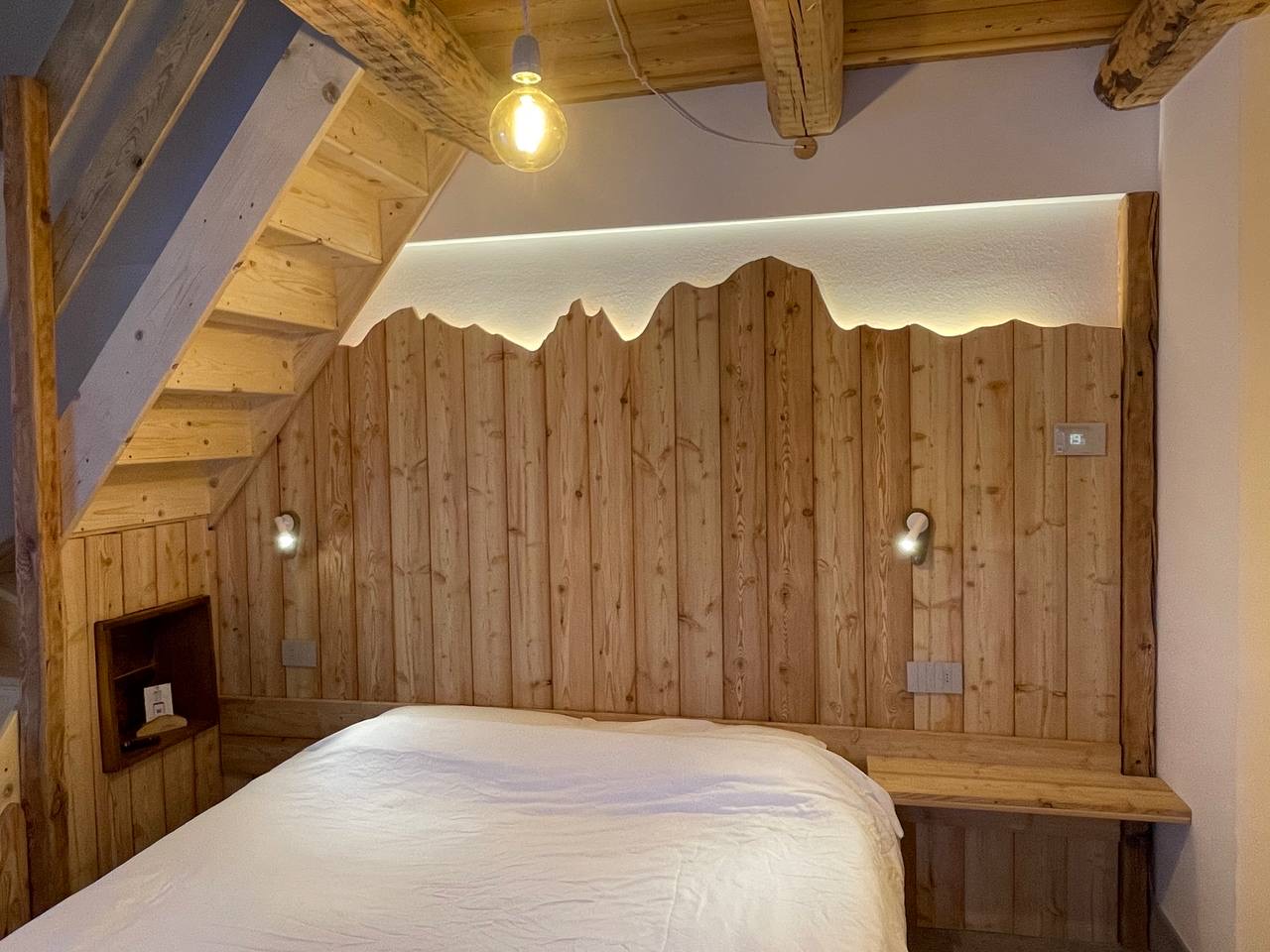 Giganti — letto vista montagne