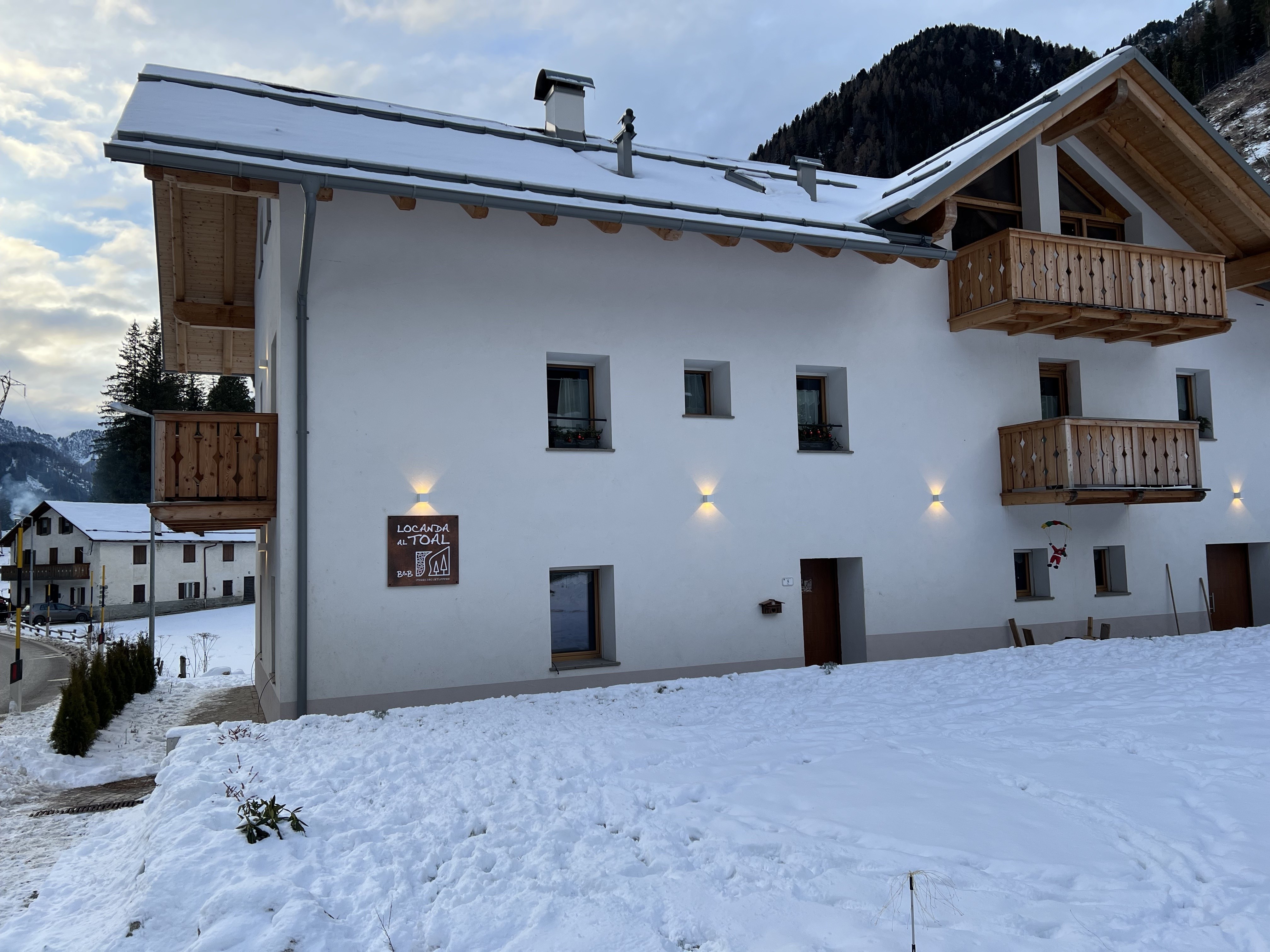 La Locanda al Toal vista dall'esterno
